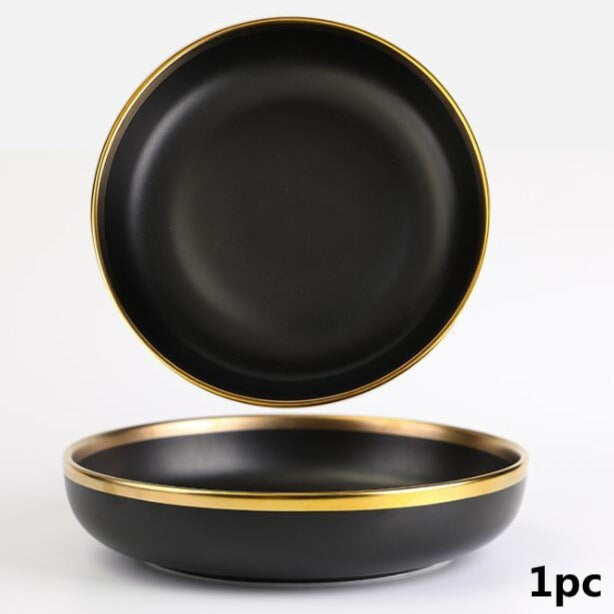 Obsidian Elegance Plate Collection