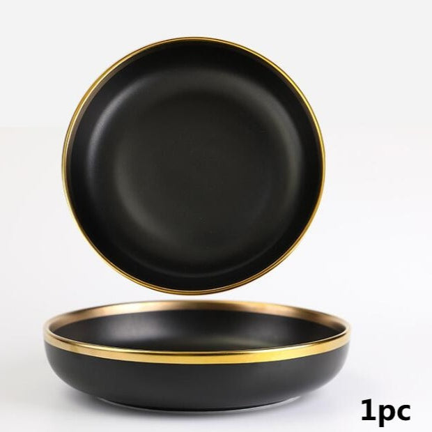 Obsidian Elegance Plate Collection