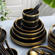 Obsidian Elegance Plate Collection